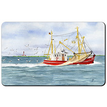 Frühstücksbrettchen Fischkutter
