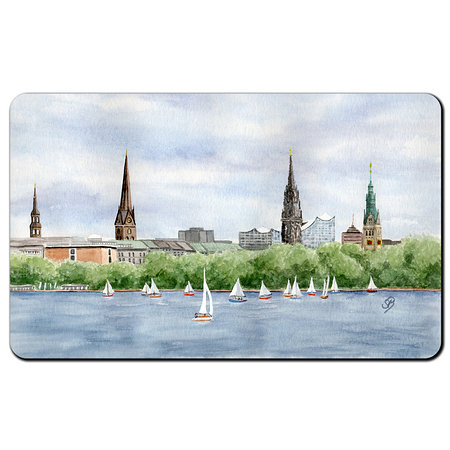 Frühstücksbrettchen Außenalster