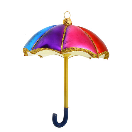 Gläserner Regenschirm Regenbogen