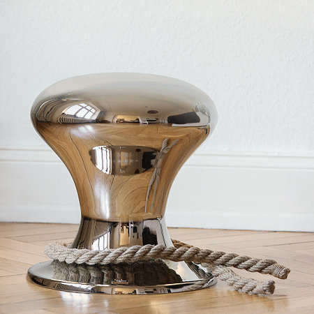 Hamburger Hocker, silber