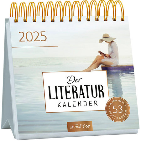 Postkartenkalender Der Litertaurkalender 2025