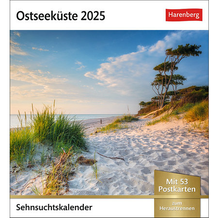 Postkartenkalender Ostseeküste 2025