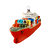 Gläsernes Containerschiff (1)