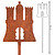 Galionsfigur Hamburger Wappen (2)