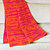 Luxuriöse Wolldecke „Koivu“ von Karvinen | orange auf pink (2)