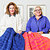 Luxuriöse Wolldecke „Koivu“ von Karvinen | orange auf pink (3)